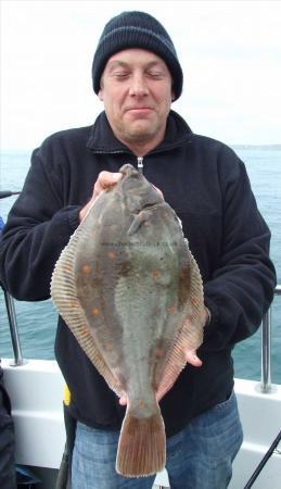 2 lb 12 oz Plaice by Allan Pleasants