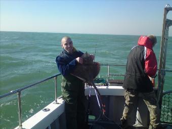 16 lb 1 oz Thornback Ray by Unknown