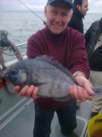 3 lb 14 oz Black Sea Bream by Mark Cornish