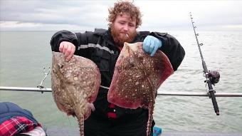 8 lb 4 oz Thornback Ray by Barry from essex