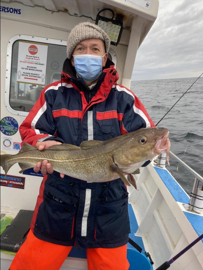 4 lb 14 oz Cod by Chris Siddle.