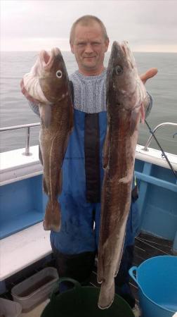 10 lb Ling by shaggy from hull with a ling and cod 3rd july