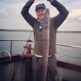 14 lb Conger Eel by Paul