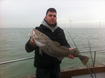 11 lb 4 oz Cod by skipper mark peters