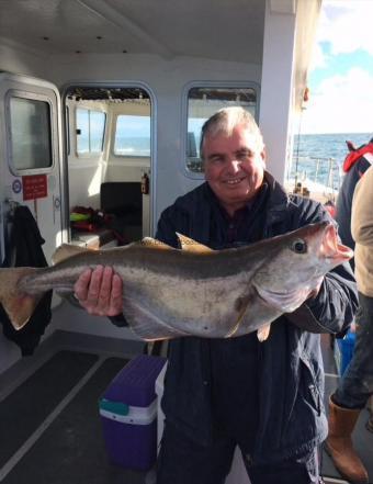 14 lb 10 oz Pollock by Derek Hunt
