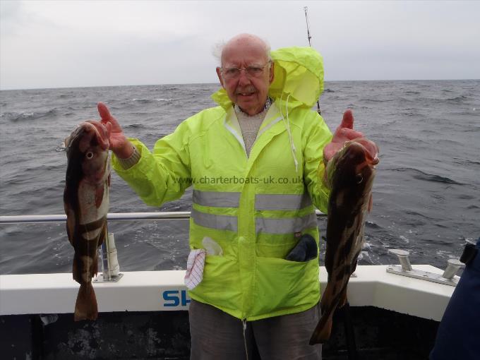 4 lb 8 oz Cod by Bob Hislop.