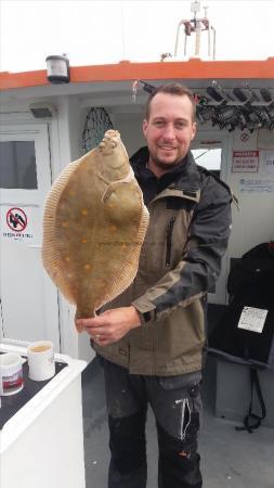 4 lb 6 oz Plaice by Unknown