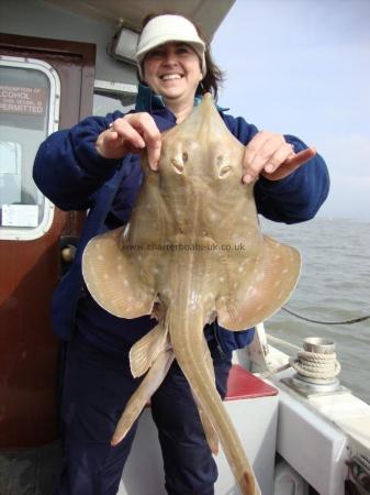 6 lb 4 oz Small-Eyed Ray by Janice Cowan
