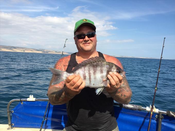 4 lb 8 oz Black Sea Bream by Mark Fane