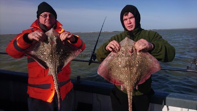 6 lb 2 oz Thornback Ray by Dave from Kent
