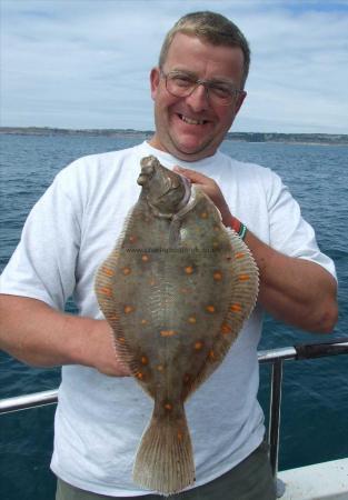 2 lb 8 oz Plaice by Mark Cook