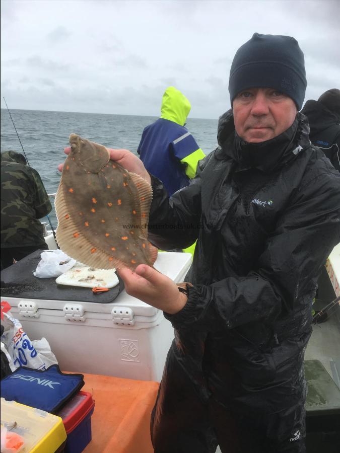 1 lb 10 oz Plaice by Brian Sloan