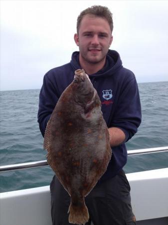 5 lb 6 oz Plaice by Adam Greaves