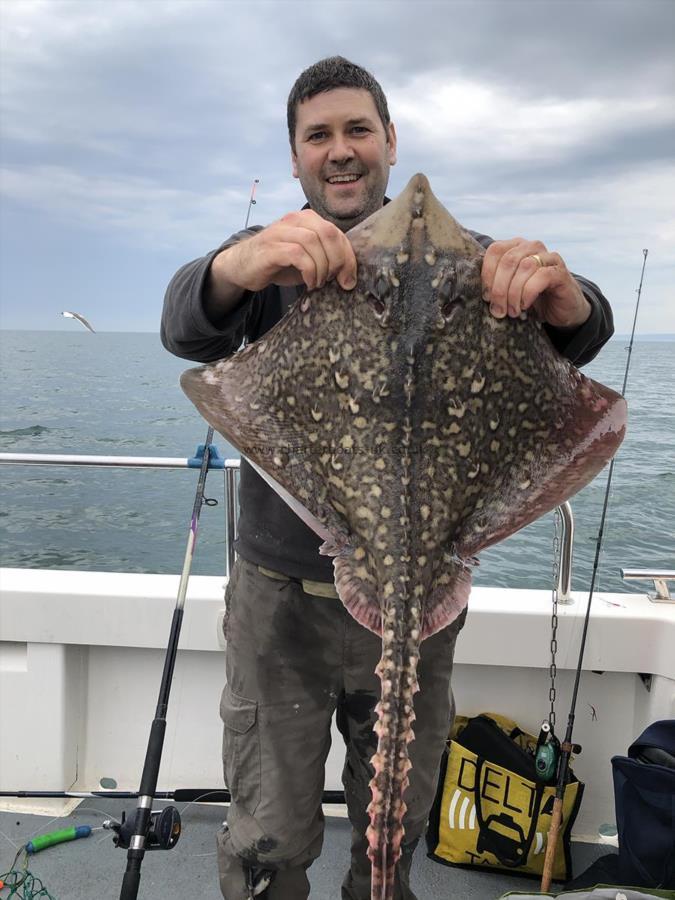 7 lb 8 oz Thornback Ray by Ray Crowe