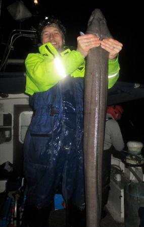 34 lb Conger Eel by Carl Holden