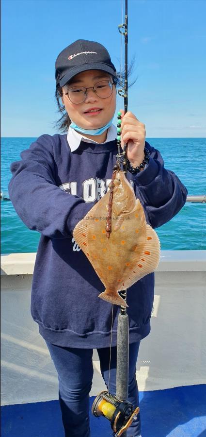 1 lb 8 oz Plaice by Unknown