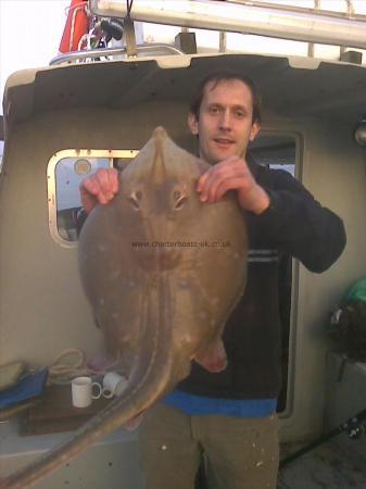 11 lb 8 oz Small-Eyed Ray by Dave Davie. Dow Corning SAC