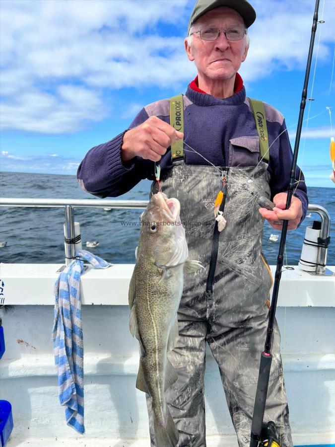 4 lb 8 oz Cod by Bill.