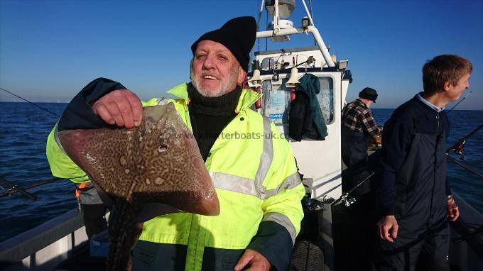 4 lb 3 oz Thornback Ray by Malcolm