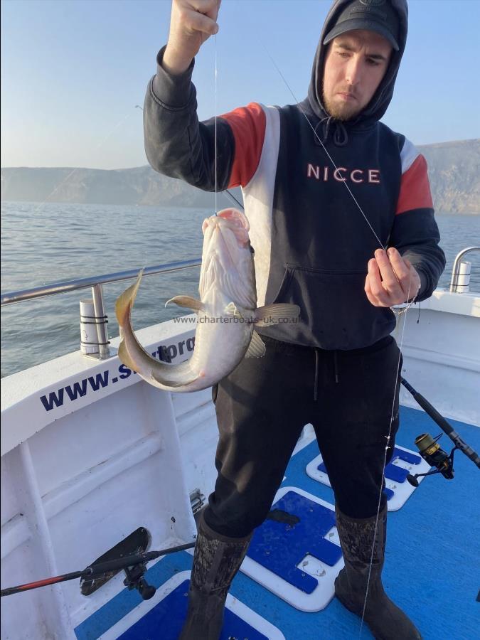 4 lb 3 oz Cod by Fergus Powell.