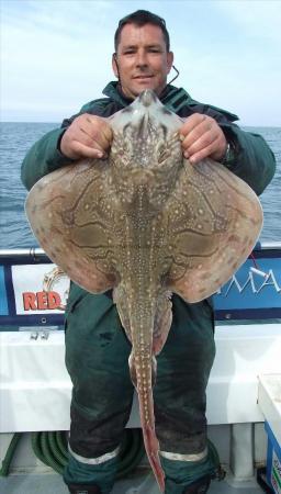 12 lb 4 oz Undulate Ray by Simon Garnett