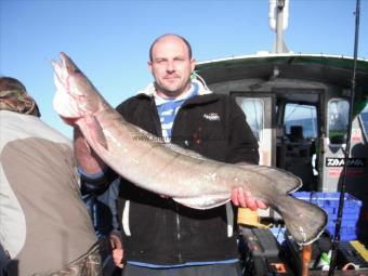 14 lb 8 oz Ling (Common) by Mike Edge