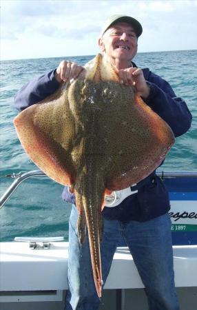 19 lb 8 oz Blonde Ray by David Barton