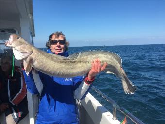 24 lb 4 oz Ling by Tom O'Gorman