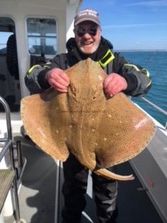 23 lb 8 oz Blonde Ray by Kev Green