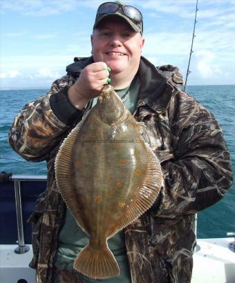 4 lb 4 oz Plaice by Paul Milkins