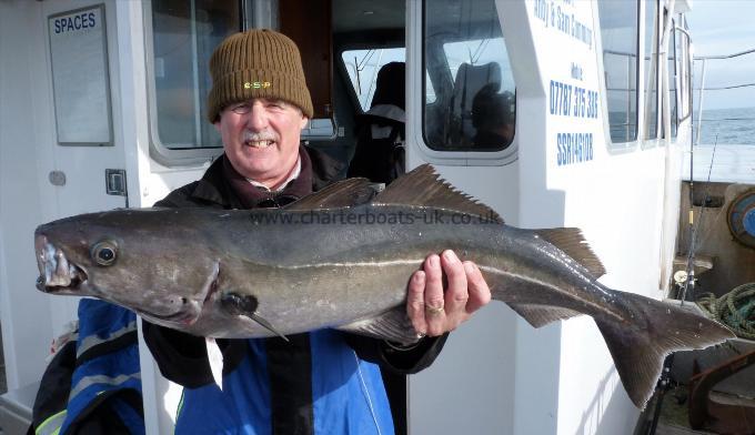 9 lb 8 oz Coalfish (Coley/Saithe) by Pete Knight