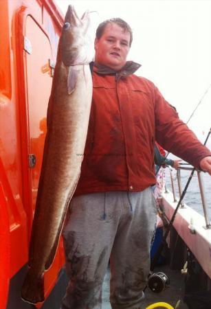 27 lb 8 oz Ling (Common) by gant