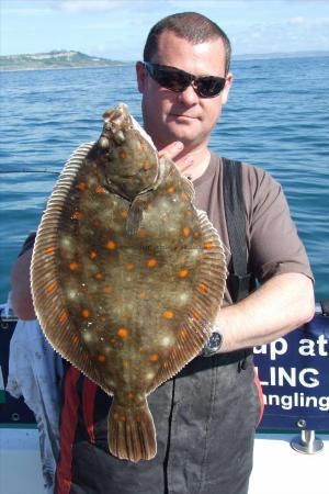 5 lb 4 oz Plaice by Stuart Lawson