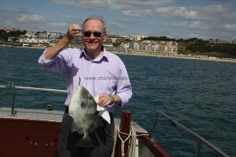 4 lb Trigger Fish by Clyde`s first trigger fish