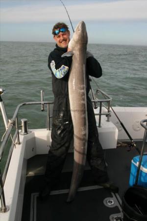 55 lb Conger Eel by Dave Barnham