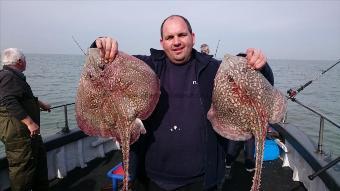 7 lb 8 oz Thornback Ray by Dean from london