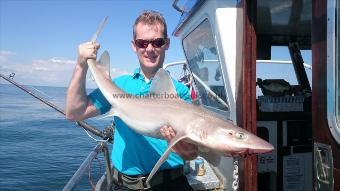 14 lb 5 oz Smooth-hound (Common) by Sam from Kent
