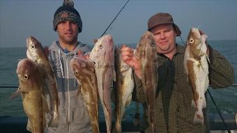 4 lb 2 oz Cod by Ashley and Steve