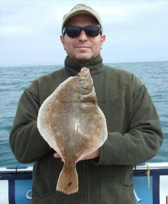 2 lb 8 oz Plaice by Andrew Walton