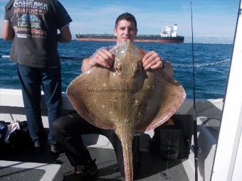 16 lb 5 oz Blonde Ray by Jon Himpfen