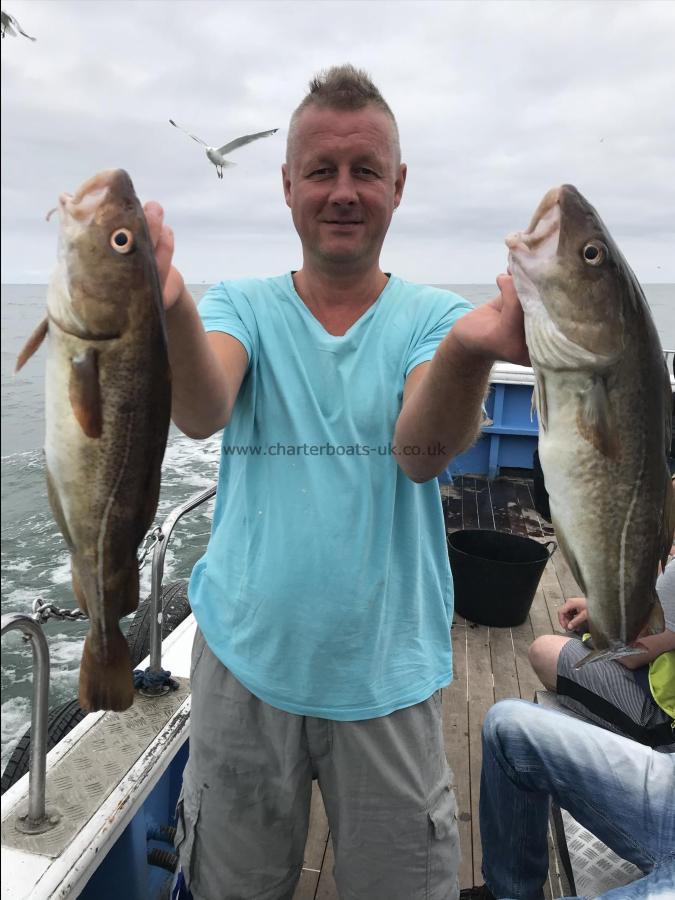 6 lb Cod by Ivor from hull wrecking 12/7/2018