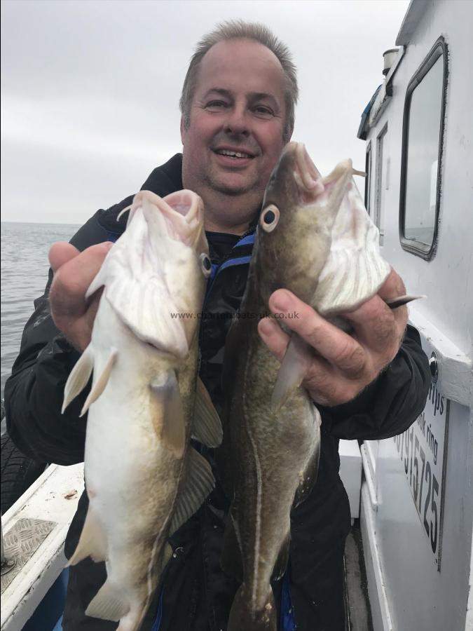 6 lb Cod by Steve Robson cod catching on HEiDI J