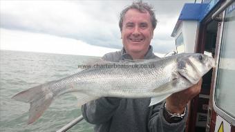 7 lb 8 oz Bass by John from Broadstairs