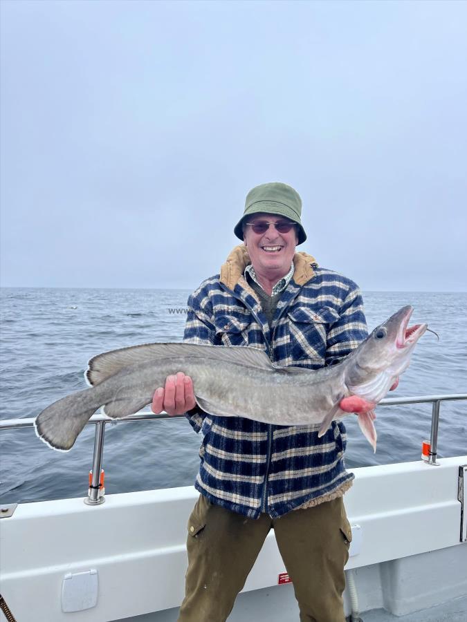 8 lb 12 oz Ling by Bob Nicholls
