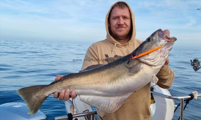 15 lb 3 oz Pollock by Unknown