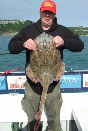 14 lb 2 oz Undulate Ray by David Hawker