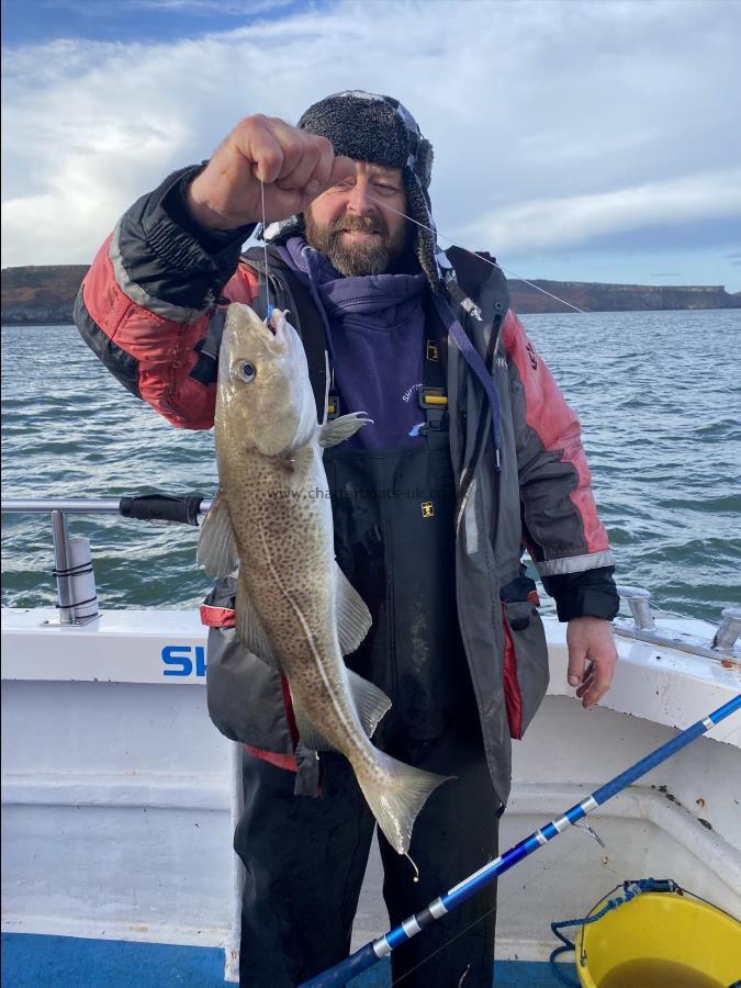 4 lb 14 oz Cod by Si England.