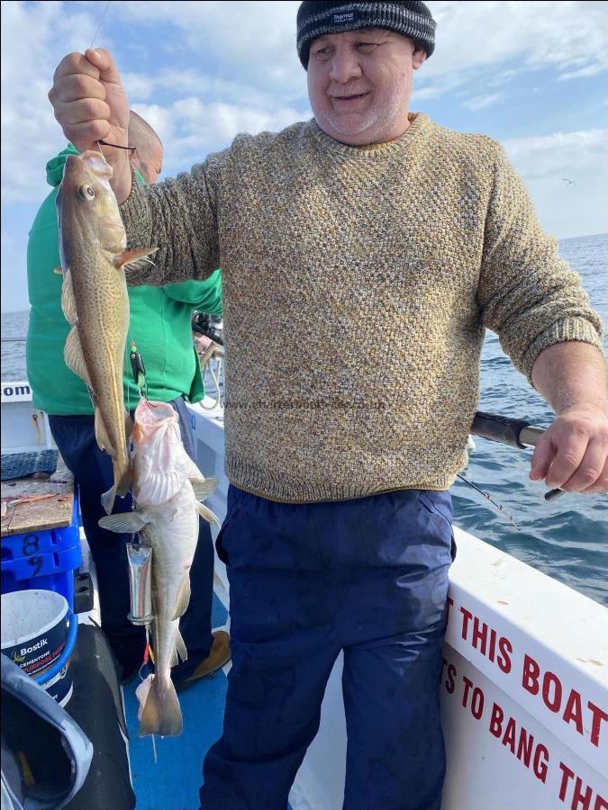 2 lb 13 oz Cod by Andy.