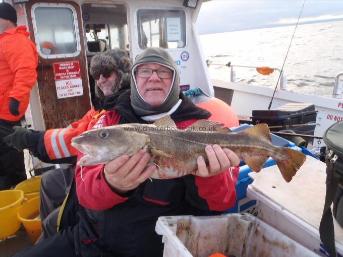 4 lb 5 oz Cod by Bob from  Cambridge.