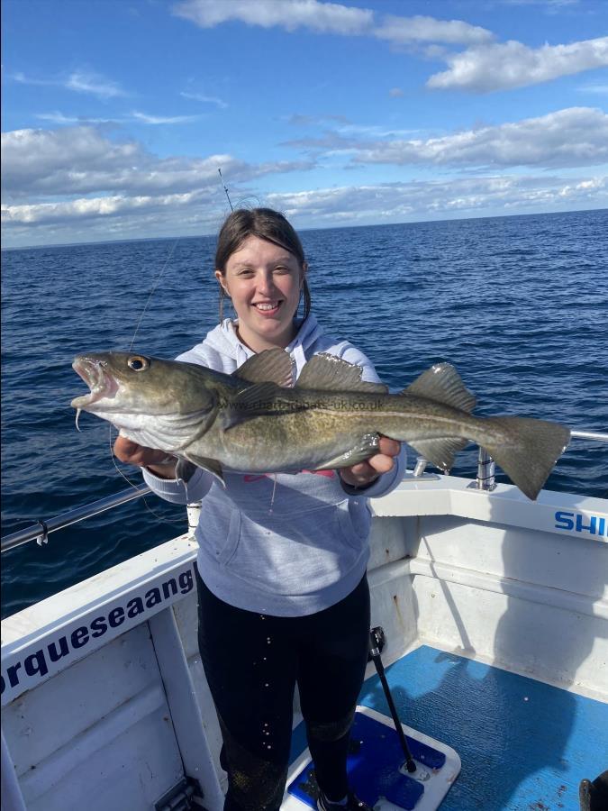 5 lb Cod by Lucy Adams.